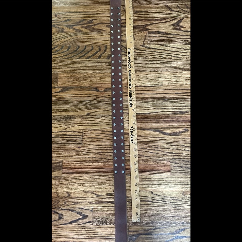 Lucky Brand studded leather belt